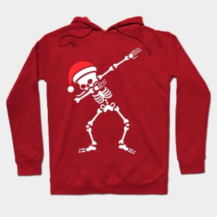 Dabbing Christmas Skeleton Hoodie